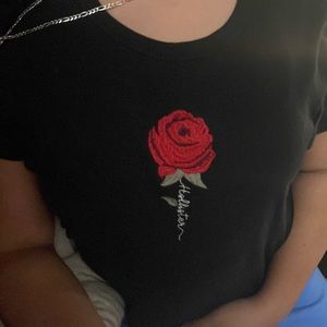 rose hollister shirt